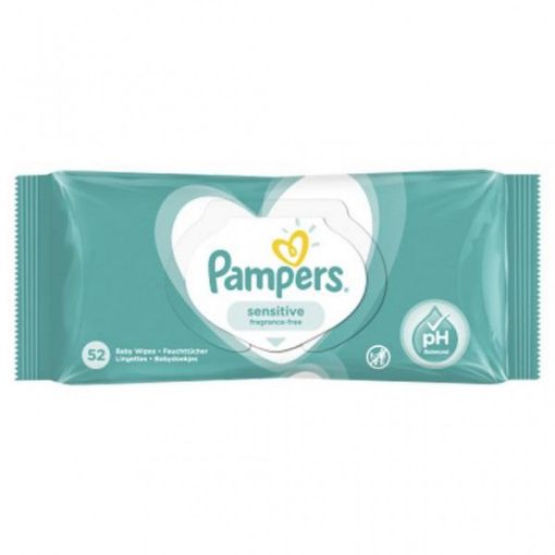 PAMPERS YAŞ DƏSMAL 52 Lİ SENSITIVE şəkli