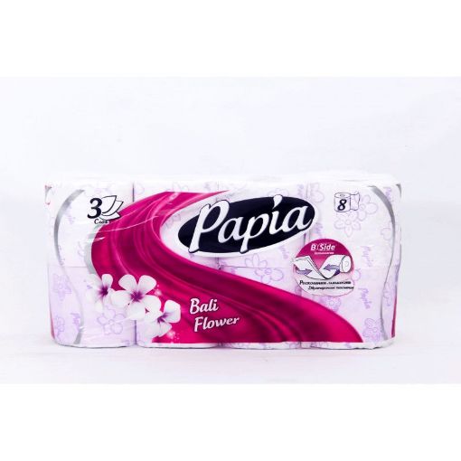PAPIA DELUXE TUALET KAĞIZI 8 Lİ 3 QAT şəkli