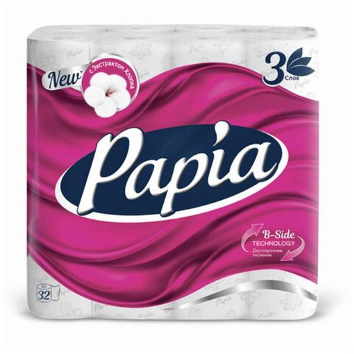 PAPIA TUALET KAĞIZI 32 Lİ 3 QAT şəkli