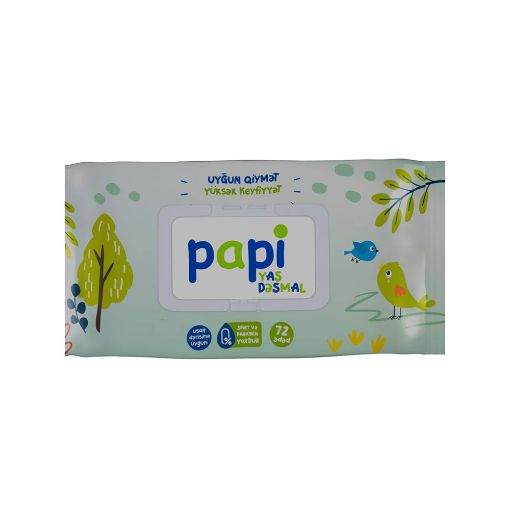 PAPI YAŞ DƏSMAL 72 Lİ QAPAQLI şəkli