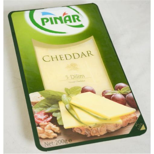 PINAR CEDDAR PENDİR 200 Q DİLİM şəkli