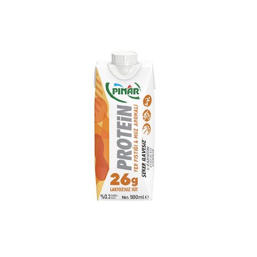 PINAR PROTEİN SÜD 500 ML YER FISTIĞI BAN şəkli