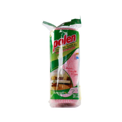 POLEN TƏMİZLİK BEZİ 30 LU 25X33SM RULON şəkli