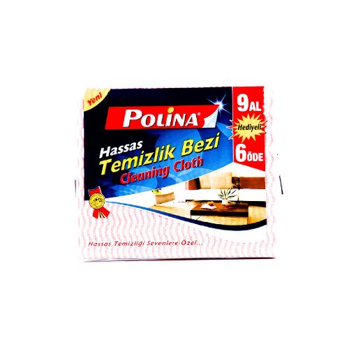 POLİNA TƏMİZLİK BEZI 9 LU HƏSSAS şəkli