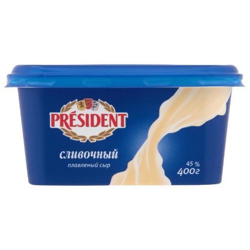 PRESIDENT KREM PENDİR 400 Q YAĞLI şəkli