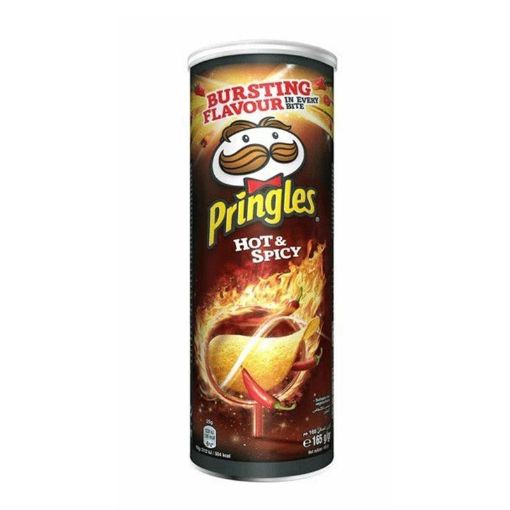 PRİNGLES CİPS 165 Q HOT SPICY YENI şəkli