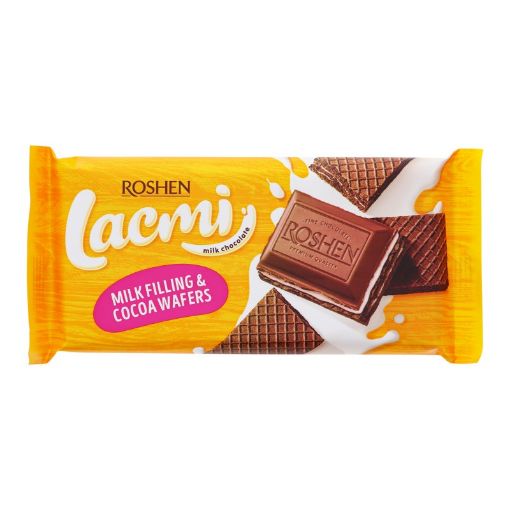 ROSHEN LACMI ŞOKOLAD 90 Q SÜDLÜ VAFLILI şəkli