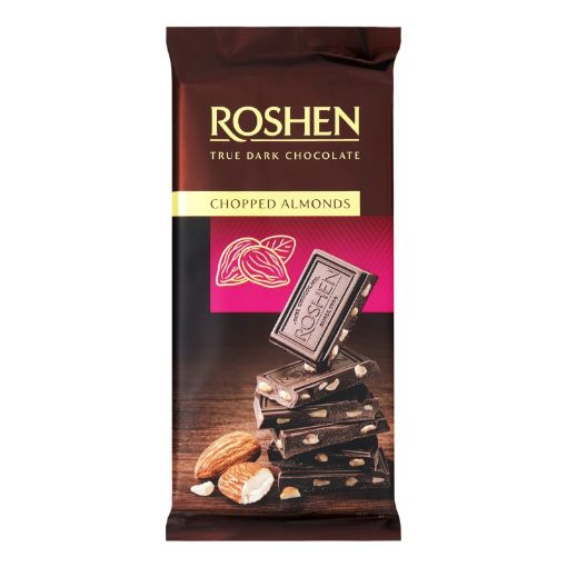 ROSHEN TÜND ŞOKOLAD 85 Q  DUZLU BADAMLI şəkli