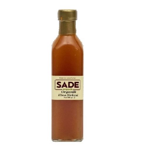 SADE ORGANİK ALMA SİRKƏSİ 500 ML ŞÜŞƏ şəkli