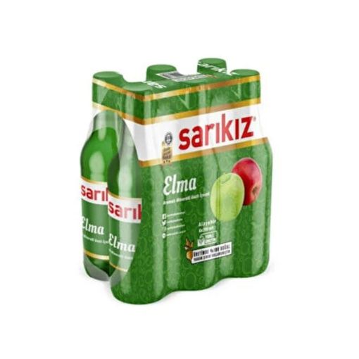 SARIKIZ MİNERAL SU 200 ML ALMALI 6LI şəkli