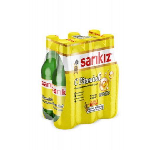 SARIKIZ SODA 200 ML C VİTAMİNLİ 6 LI şəkli