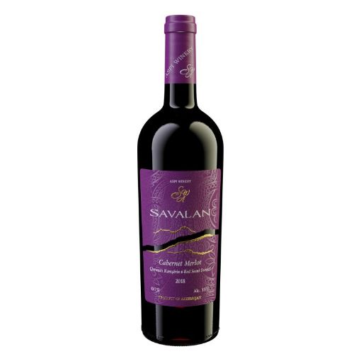 SAVALAN ŞƏRAB 750 ML CABARNET MERLO KƏMŞ şəkli