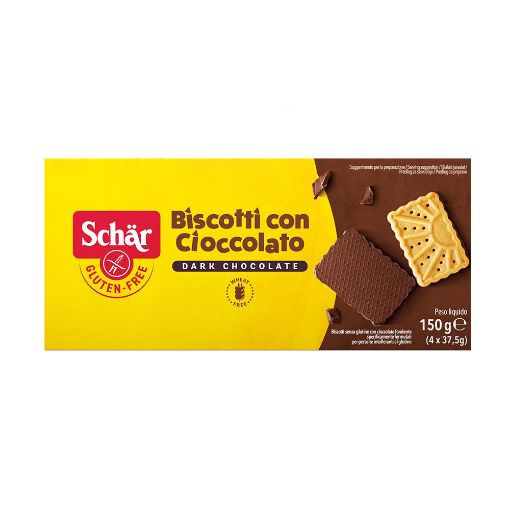SCHAR QLUTENSİZ ŞOKOLAD KAPLI BİSK 150 Q şəkli