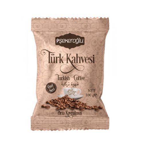 ŞEKEROĞLU TÜRK QƏHVƏSİ 100 Q SADƏ şəkli