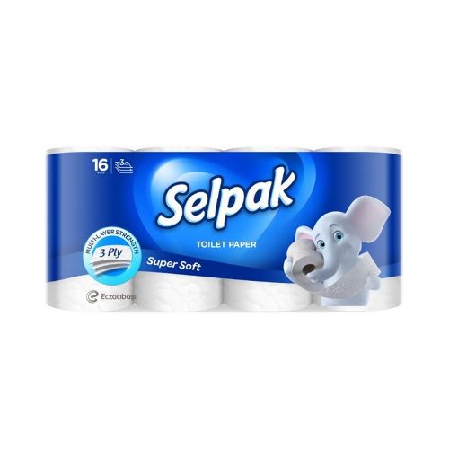 SELPAK TUALET KAĞIZI 16 LI 3QAT şəkli