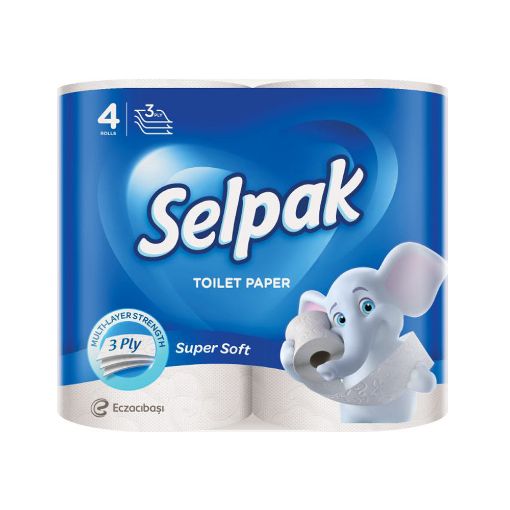 SELPAK TUALET KAĞIZI 4 LÜ ULTRA 3 QAT şəkli