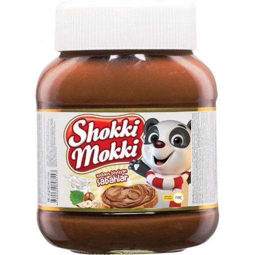 SHOKKI MOKKI ŞOKOLAD YAĞI 720 Q ŞÜŞƏ şəkli