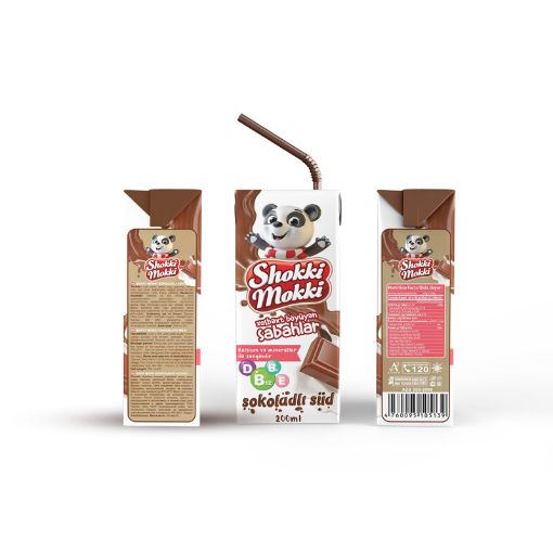 SHOKKI MOKKI SÜD 200 ML ŞOKOLAD şəkli