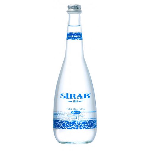 SİRAB SU 330 ML QAZSIZ PREMİUM ŞÜŞƏ şəkli