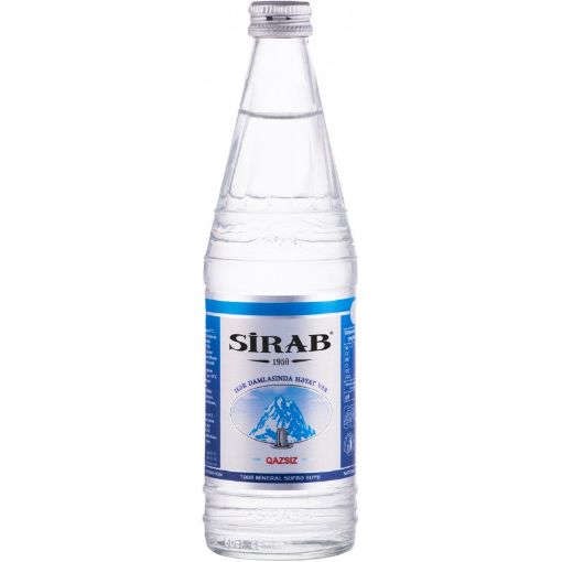 SİRAB SU 500 ML QAZSIZ ŞÜŞƏ şəkli