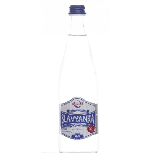 SLAVYANKA SU 500 ML QAZLI ŞÜŞƏ şəkli