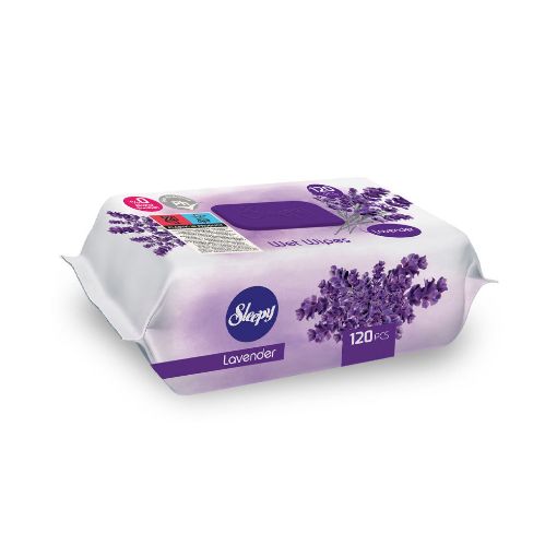 SLEEPY YAŞ DƏSMAL 120 Lİ LAVANDA şəkli