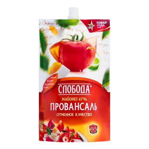SLOBODA MAYONEZ 375 Q PROVONSAL 67% PKT şəkli