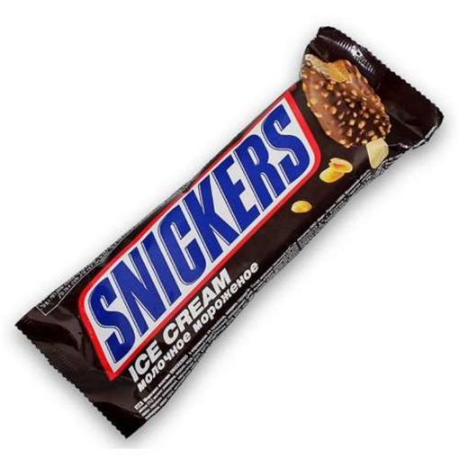 SNIKERS DONDURMA 75 ML STİCK şəkli