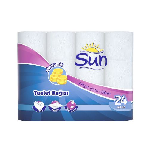 SUN TUALET KAĞIZI 24 LÜ 2 QAT EKONOMIK şəkli