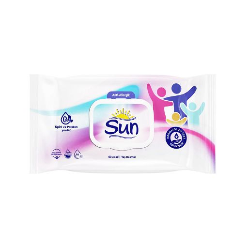 SUN YAŞ DƏSMAL 60 LI PLASTİK QAPAQLI şəkli
