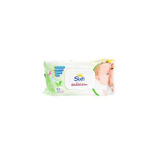 SUN YAŞ DƏSMALI 72 Lİ KİÇİK PLASTİK QAPA şəkli