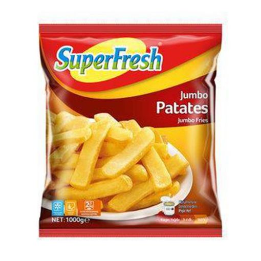 SUPERFRESH KARTOF FRİ 1 KQ JUMBO şəkli