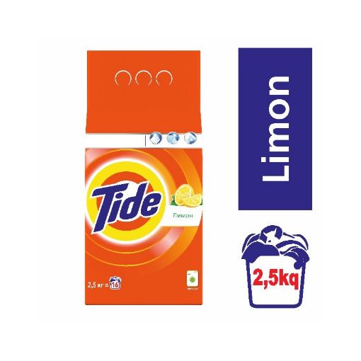 TİDE YUYUCU TOZ 2.5 KQ LİMON şəkli