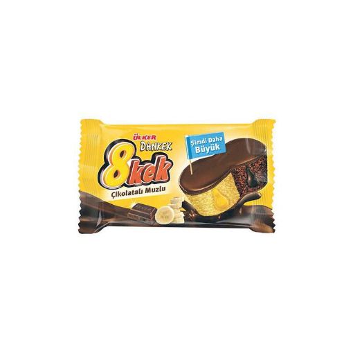 ÜLKER DANKEK 8 KEK 40 Q BANAN ŞOKOLAD şəkli