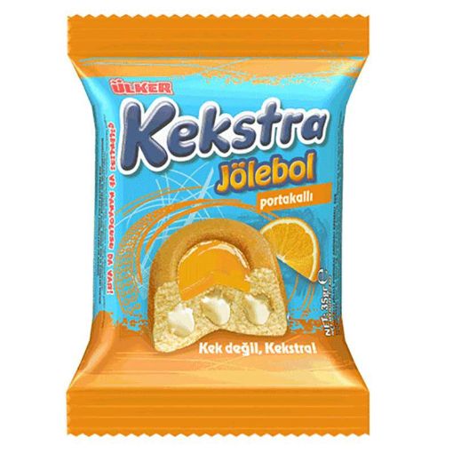 ÜLKƏR KEKSTRA JOLEBOL KEKS 40 Q PORTAĞAL şəkli