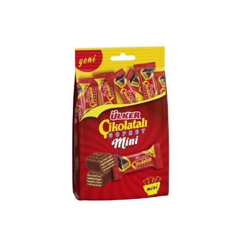 ÜLKƏR ŞOKOLAD GOFRET 82 Q MİNİ şəkli