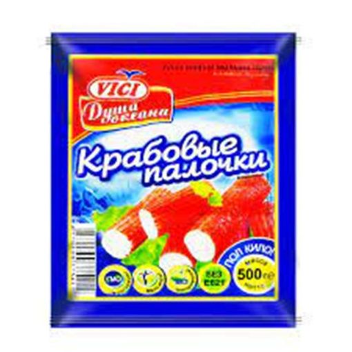 VİCİ KRAB ÇUBUQLARI 500 Q İMİSTASİYA şəkli