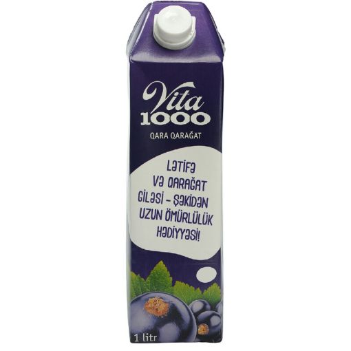 VITA1000 M.ŞİRƏSİ 1 L QARA QARAĞAT TP şəkli
