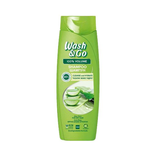 WASH&GO ŞAMPUN 360 ML ALOE şəkli