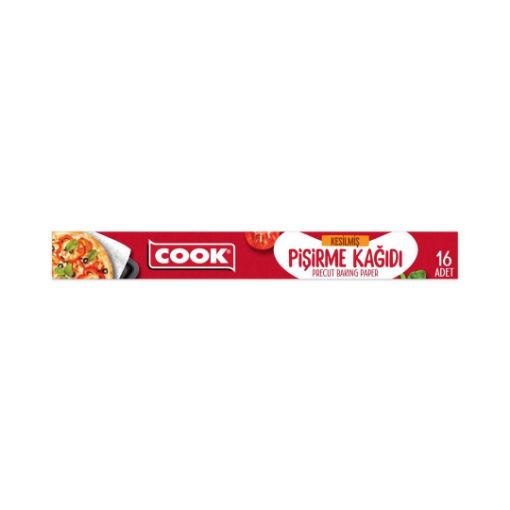 COOK TƏBİİ BİŞİRMƏ KAĞIZI 37X42 SM 16 LI şəkli