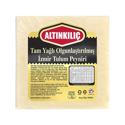 ALTINKILIC İZMİR TULUM PENDİR 250 Q şəkli