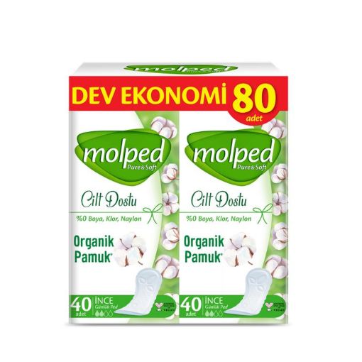 MOLPED GÜNLÜK QADIN BEZİ 80 Lİ PURE&SOFT şəkli