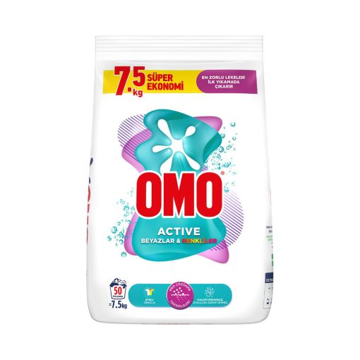 X OMO YUYUCU TOZ 7,5 KQ AĞ VE RƏNGLİLƏR şəkli