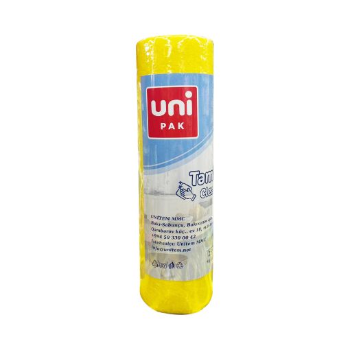 UNİPAK TƏMİZLİK BEZİ 25X30 SM RULON şəkli